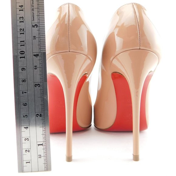 New CHRISTIAN LOUBOUTIN Blush Nude Heel Pumps 36.5 - Picture 7 of 11